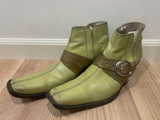 【希少】TORNADO MART 5cmヒールレザーブーツ