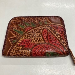 A2509-141 ヴィンテージ風 財布 キズ 汚れありの画像