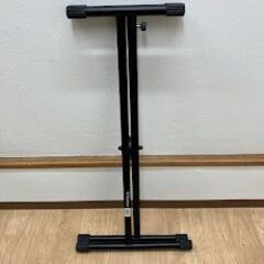 stp-3385　キーボードスタンド 折り畳み式　ブラック　X型　軽量　電子ピアノスタンド　黒　OnStageStandsの画像