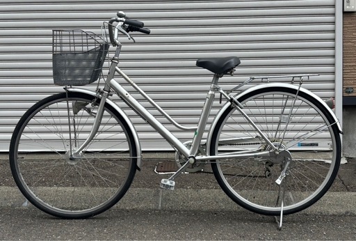 自転車 ママチャリ 27インチ シルバー 6段切替 札幌市白石区 (モノリス