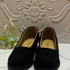【美品】パンジー パンプス 23.5 日本製の画像