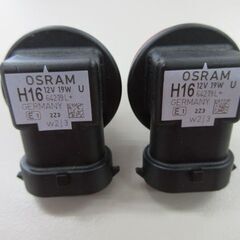 新車外し OSRAM　H16 ハロゲンバルブ ハロゲン電球 12V 19W ヘッドライト ランプ 64219L＋の画像