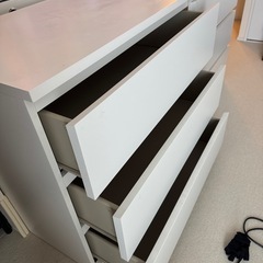IKEA イケア　マルム　2台　チェスト　収納の画像