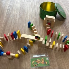 すみっコぐらし　こおりくずしゲーム&ドミノ倒しセットの画像