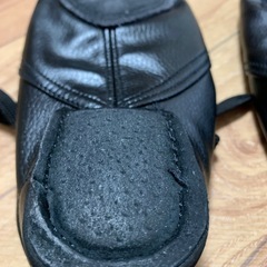 ジャズダンスシューズ18.5cmブラックの画像