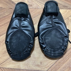ジャズダンスシューズ18.5cmブラックの画像