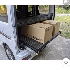 作業車棚制作の画像