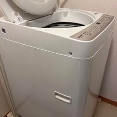 【9月21日迄！】SHARP2024年製造洗濯機７キロ  の画像