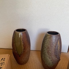 信楽焼、花瓶の画像