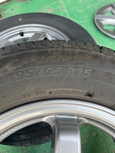 レクサス　純正ホイール　15インチ　pcd100 5h　タイヤホイールセット