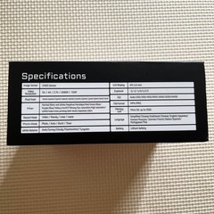 5K Ultra HD デジタルカメラと付属品 ブラック　新品
の画像