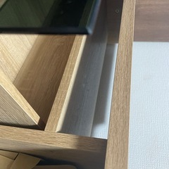 【受渡者決定】テレビ台　ブラックパネル付きテレビ台の画像