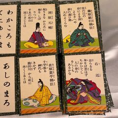 かるた 小倉百人一首 カードゲーム 和歌 天龍 任天堂 昭和レトロ ヴィンテージの画像