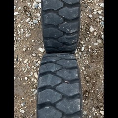 18x7-8 14PR ダンロップフォークリフトタイヤ中古 2本セットの画像