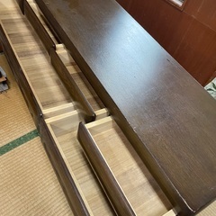 🌳木製収納タンス家具訳あり　大型家具の画像