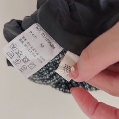 rps ツイード 黒 ロングスカート 【Mサイズ】の画像