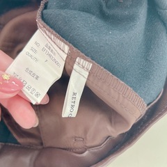 Retrogirly 合皮 ハーフパンツ 【フリーサイズ】の画像