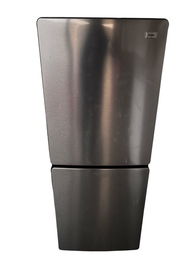 ハイアール 2ドア冷蔵庫 148L JR-XP2NF148F 2024年製 CAFE SERIES ステンレスブラック 自動霜取りファン式