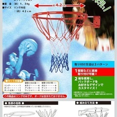 バスケットゴール　新品　７号ボール対応の画像