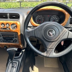 【商談中】【車両交換可】☆テリオスキッド☆軽自動車のSUV クロカン フルタイム4WD☆センターデフロック直結も可能！☆DOHCインタークーラーターボ64馬力☆機関◎内装○外装△車検残あり☆ETC/CD/MD/フォグ/社外15inchAW/スタッドレスタイヤ付きの画像