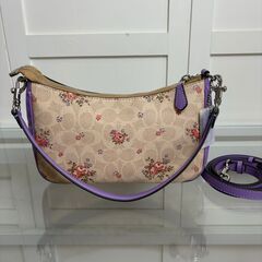 [コーチ] ショルダーバッグ teri purp 脇下バッグ バナナ 斜め掛けショルダーバッグの画像