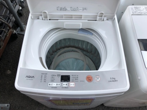 全自動洗濯機 AQUA AQW-BK50F 5.0kg 2018年製