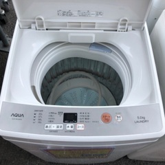 全自動洗濯機 AQUA AQW-BK50F 5.0kg 2018年製の画像