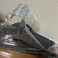 滑らないハンガー30本(未使用)の画像