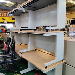 【愛品倶楽部柏店】在庫6点！ PLUS プラス 引出し付平机 W1200mm SP-T127WM フラットラインの画像
