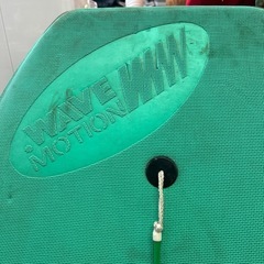 WAVE MOTION ボディボード 青緑　タブルフィン　競技用の画像