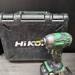 【中古】HIKOKI　コードレスインパクトドライバセット品　WH36DA2XP　ケース、バッテリ×2、充電器【ハンズクラフト熊本けやき通り店】【店頭取引限定】の画像