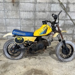 SUZUKI JR50 2台セット　部品取り レストアベースの画像