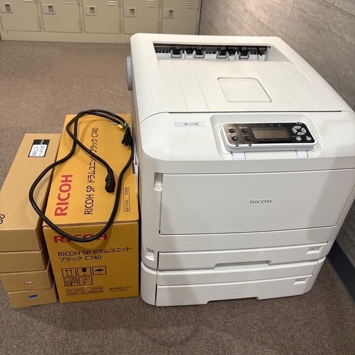 RICOH SP C740 レーザープリンター 本体 トナー、ドラム付 RICOH SP C740 レーザープリンター 本体 トナー、ドラム付