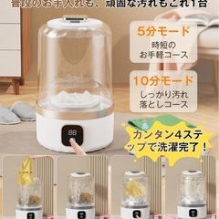 小型洗濯機 コードレス ミニ洗濯機 下着専用 携帯 の画像