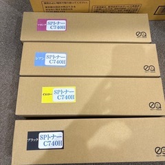 RICOH SP C740 レーザープリンター 本体　トナー、ドラム付の画像