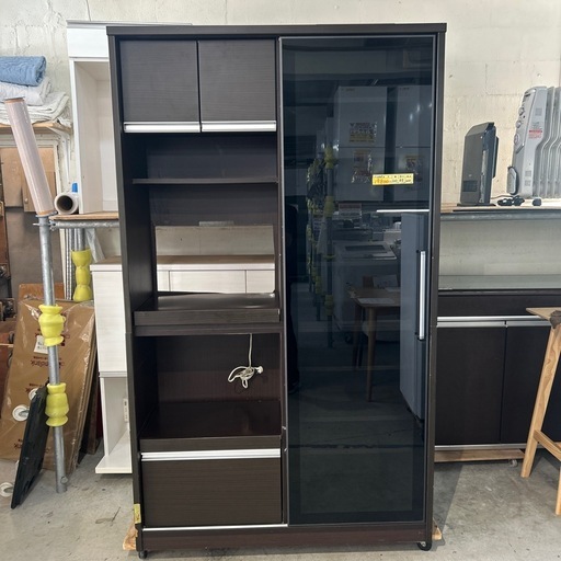 配達可【食器棚】クリーニング済み【管理番号10909】横