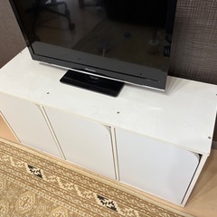 ニトリ　扉付きカラーボックス 3段 白の画像