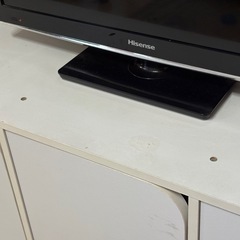ニトリ　扉付きカラーボックス 3段 白の画像