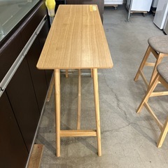 配達可【ニトリ】【カウンターテーブル】【カウンターチェア】クリーニング済み【管理番号10909】横の画像