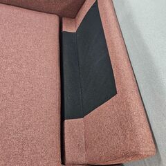 【リサイクルショップどりーむ天保山店】No.4092　カウチソファ　ソファベッド　ワインレッド　ゆったりくつろげます♪の画像