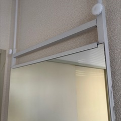 LOWYA 全身ミラー　突っ張り　薄型の画像