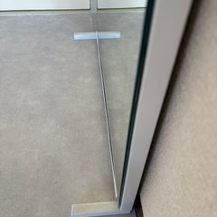 LOWYA 全身ミラー　突っ張り　薄型の画像