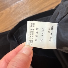 ①タイトスカート　ベロア生地　S ブラックの画像