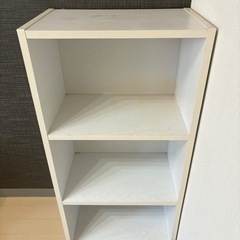 3段 カラーボックス 白の画像