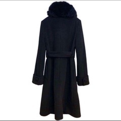 【Apuweiser-riche】美品 4way ロングコート　アンゴラ 黒 Mの画像