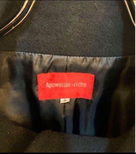 価格交渉承ります✨　【Apuweiser-riche】美品 4way ロングコート　アンゴラ 黒 M