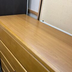 【リユ-スのサカイ広島石内店】ジモティ割！6段チェスト/クリ-ニング済み/HG-7138/広島市 家具　佐伯区 家具　南区 家具　西区 家具　東区 家具　中区 家具　安佐南区 家具　安佐北区 家具　安芸区 家具　府中町 家具　海田町 家具　熊野町 家具　坂町 家具　廿日市市 家具の画像
