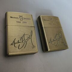 新品未使用　オイルライター　マイケルジャクソン　3D Design　２個セットの画像