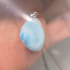 ラリマーペンダントトップの画像