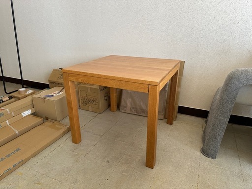 無印良品 ダイニングテーブル オーク材 無垢